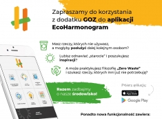 Informacja dla mieszkańców dot. aplikacji EcoHarmonogram